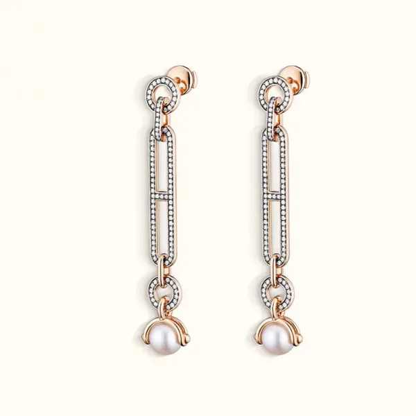 18K Chandra Diamonds Earrings