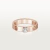 18K Love Solitaire Ring