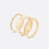 18K CD Code Ring Set