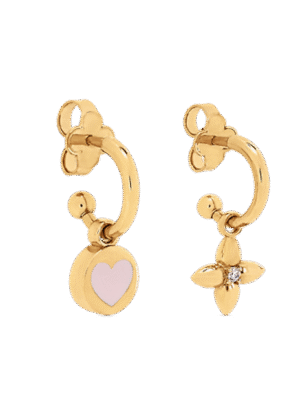 18K Louis Iconic Heart Earrings
