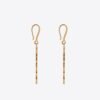 18K Saint Monogram Palmier Statement Earrings