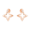 18K Louis Blossom Mini Hoops Earrings