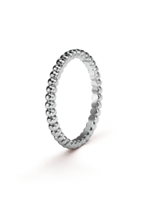 18K White Gold Perl¨¦e Pearls Of Gold Ring