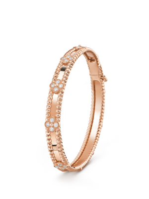 18K Rose Gold Perl¨¦e Sweet Clovers Small Bracelet