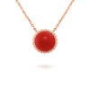 18K Perl¨¦e couleurs Carnelian Necklace