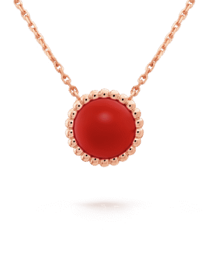 18K Perl¨¦e couleurs Carnelian Necklace