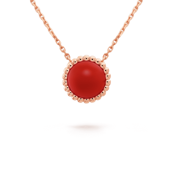 18K Perl¨¦e couleurs Carnelian Necklace