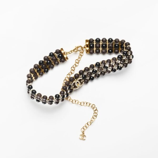 18K CC Strass Choker Necklace