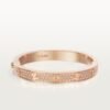 18K Love Pave Diamonds Bracelet
