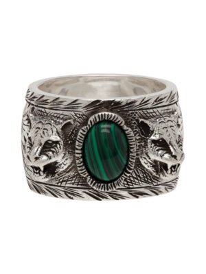 Double G Feline Garden Green Ring