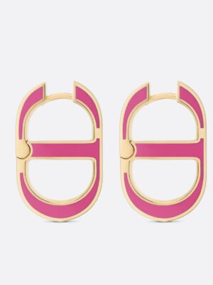 18K CD 30 Montaigne Rani Pink Earrings