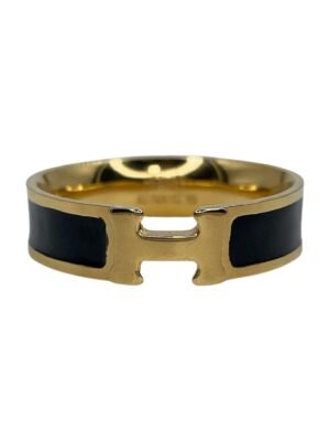 18K Vintage Clic H Ring