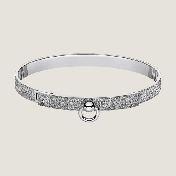 18K Collier De Chien Diamond H Bracelet