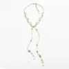 18K CC Pearl Chain Necklace