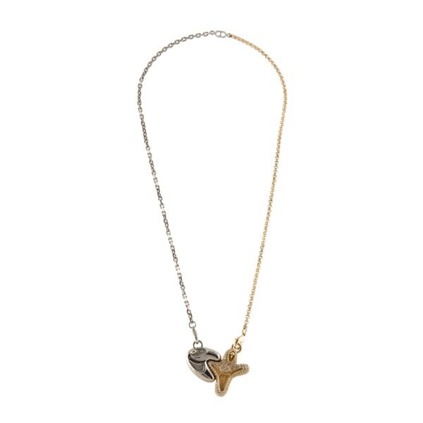 18K CD Homme x Kenny Scharf Crystal Pendant Necklace