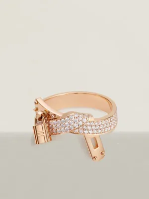 18K Kelly Gavroche Diamonds H Ring
