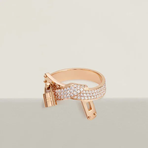 18K Kelly Gavroche Diamonds H Ring