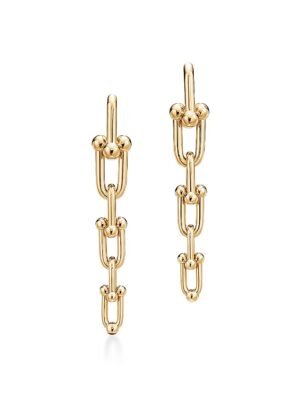 18K T HardWear Graduated Link Earrings