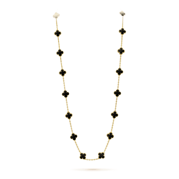 18K Vintage Alhambra 20 Motifs Long Necklace