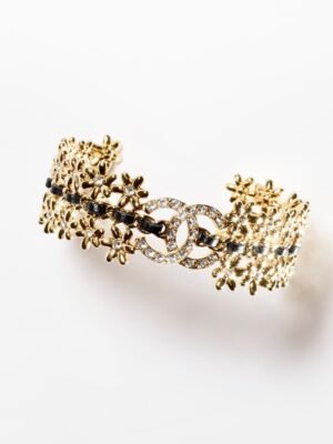 18K CC 2023 Black Cuff Bracelet