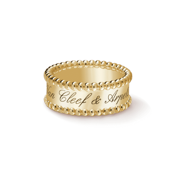 18K Yellow Gold Perl¨¦e Signature Ring