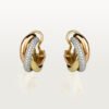 18K Trinity Diamond Earrings