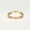 18K Love Diamond-Paved 3mm Ring