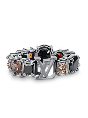 18K Louis Light Crystals Ring