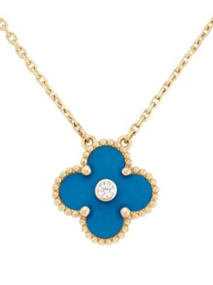 18K Vintage Alhambra Agent Clover Necklace