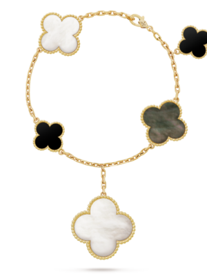 18K Magic Alhambra Five Motifs Clover Bracelet