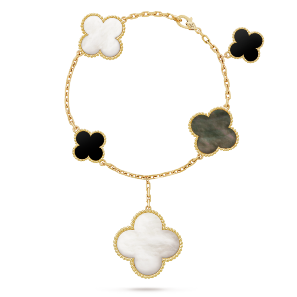 18K Magic Alhambra Five Motifs Clover Bracelet
