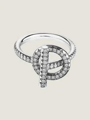 18K Echappee Diamond H Ring