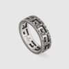 Double G Square G 5mm Ring