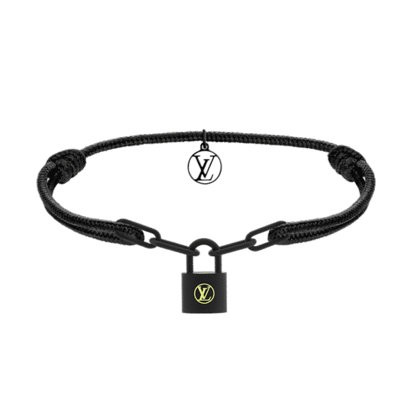 Louis Silver Lockit Titanium Bracelet