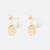 18K CD Tribales Multicolor Crystals Earrings