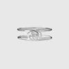 Double G Interlocking G Thin Open Ring