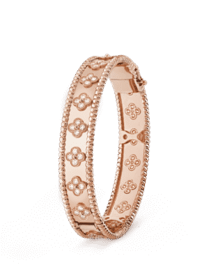 18K Rose Gold Perl¨¦e Clovers Bracelet