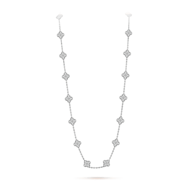 18K Vintage Alhambra 20 Motifs Long Necklace