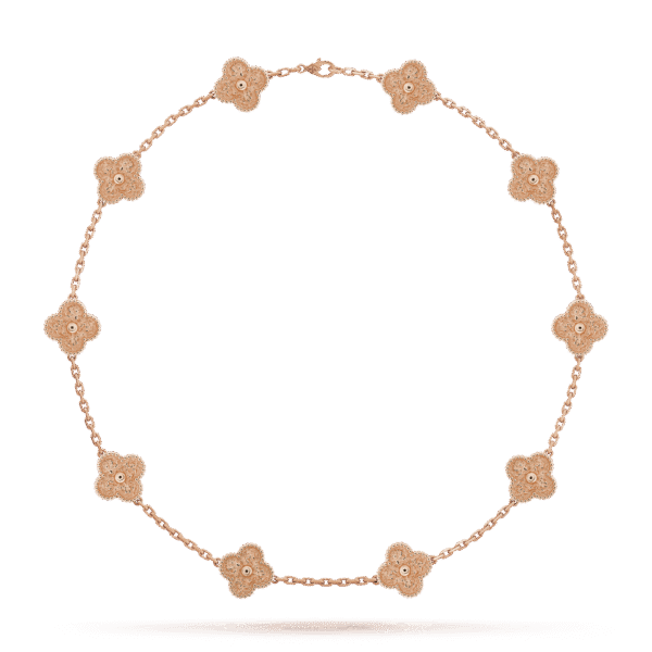 18K Vintage Alhambra 10 Motifs Necklace