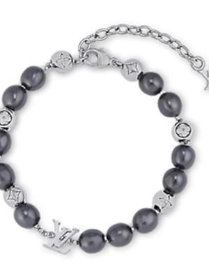 18K Louis Monogram Pearls Bracelet