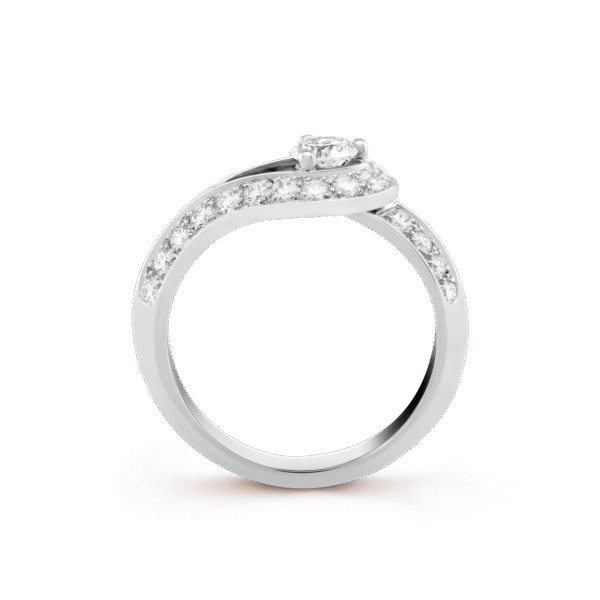 18K Couture Solitaire Ring