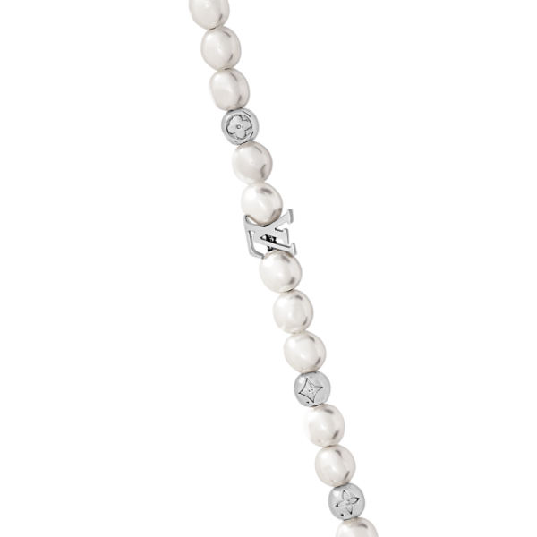 18K Louis Monogram Pearls Necklace