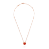 18K Perl¨¦e couleurs Carnelian Necklace