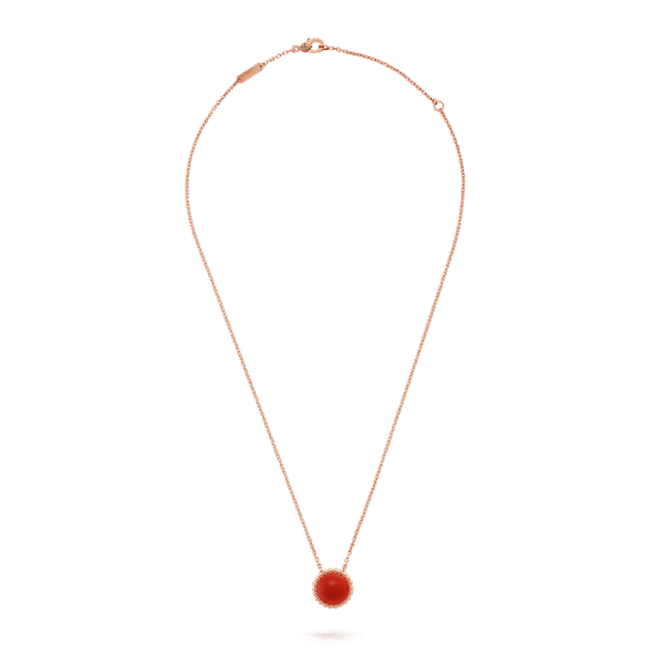 18K Perl¨¦e couleurs Carnelian Necklace