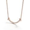18K T Medium Diamond Pendant Necklace