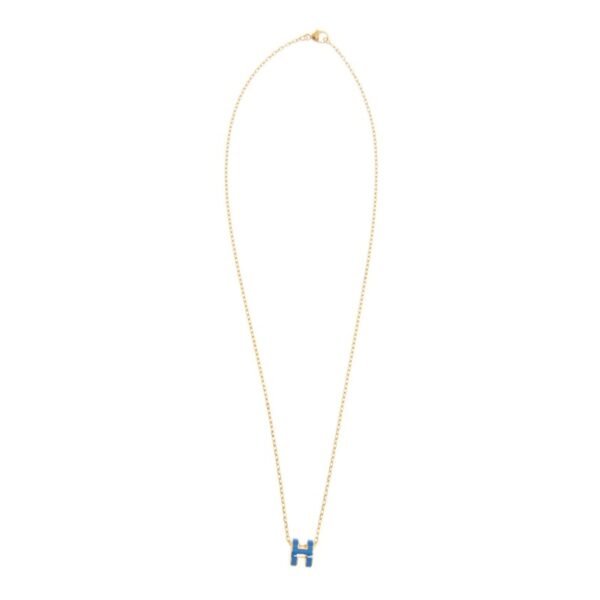 18K Mini Pop H Blue Necklace