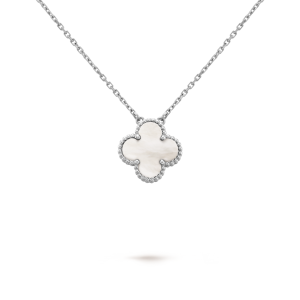 18K Vintage Alhambra Pendant Clover Necklace