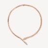 18K BV Serpenti Viper Demi-Pav¨¦ Diamonds Necklace