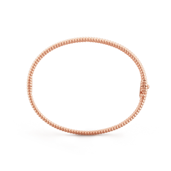 18K Rose Gold Perl¨¦e Diamonds One Row Bracelet