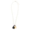 18K O'Kelly Black Pendant H Necklace